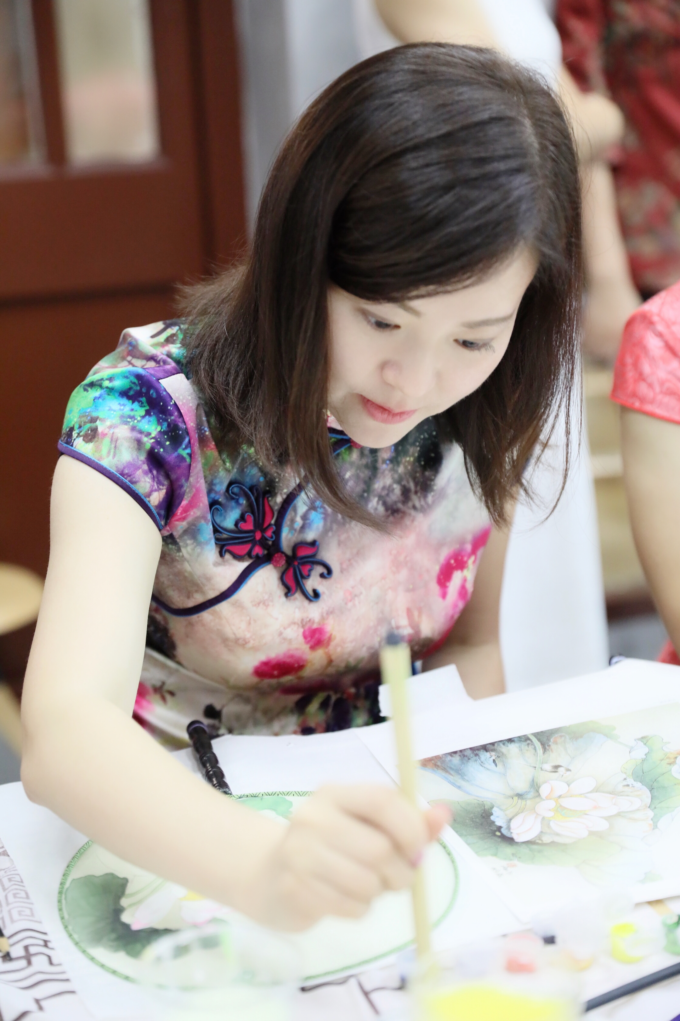 上海石库门里回望古典之美--旗袍魅力绘扇衡花果园e3户型装修设计图片