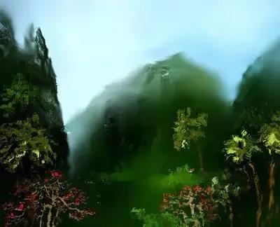 宋效民作品:五指山下