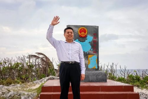 ▲黄桂提在三沙