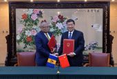 中国与巴巴多斯签署共建“一带一路”合作谅解备忘录