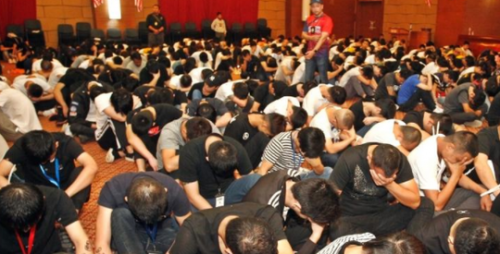 680名中国人在马来西亚被逮捕:603男77女,主要