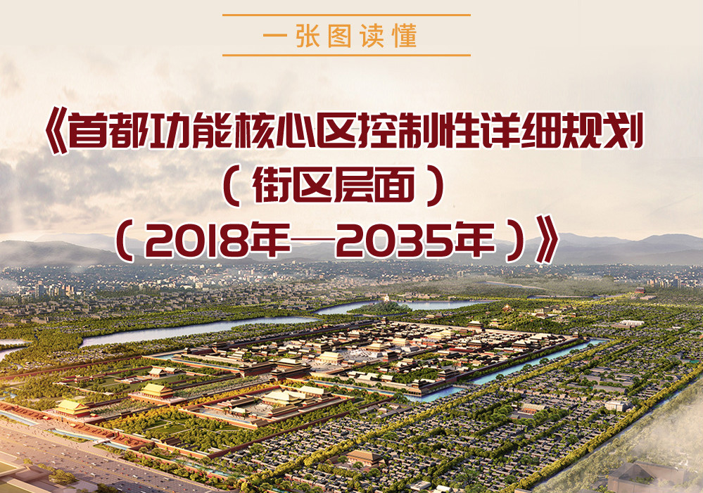 一张图带你看懂《首都功能核心区控制性详细规划(街区层面)(2018年—2035年)》