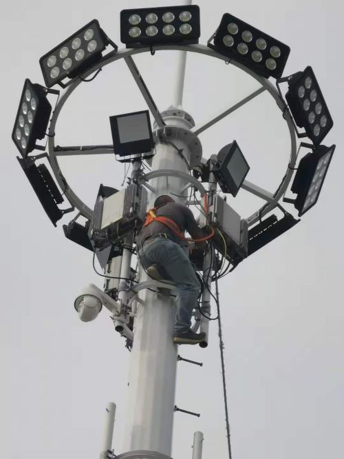 图片：西海岸5G网络信号实现连续覆盖