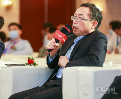 图为中国化学与物理电源行业协会秘书长刘彦龙作点评