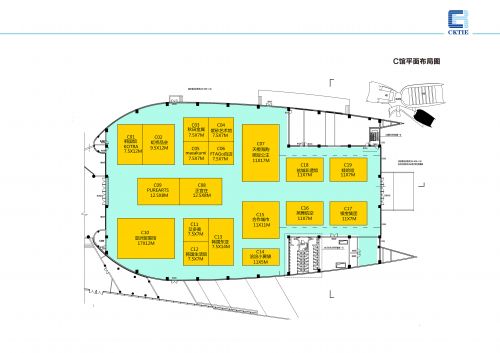 C馆平面布局图