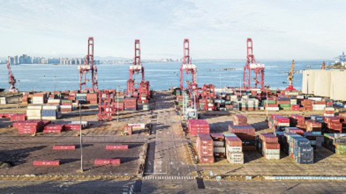  图为海南洋浦经济开发区的国投洋浦港码头。新华社