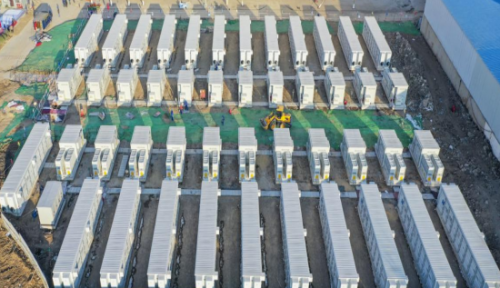 图为华能济南黄台100兆瓦200兆瓦时储能电站。供图：山东省能源局