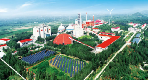 济宁海螺水泥厂远眺图。供图：山东省能源局