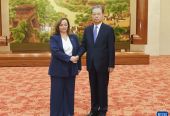 赵乐际会见阿根廷众议长莫雷阿乌