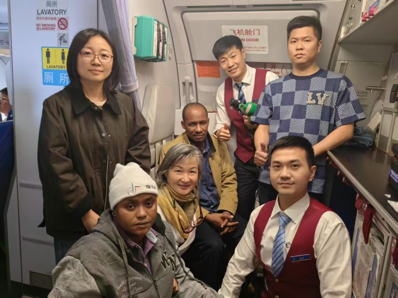万米高空施救！诚志丹东医院田琪好样的