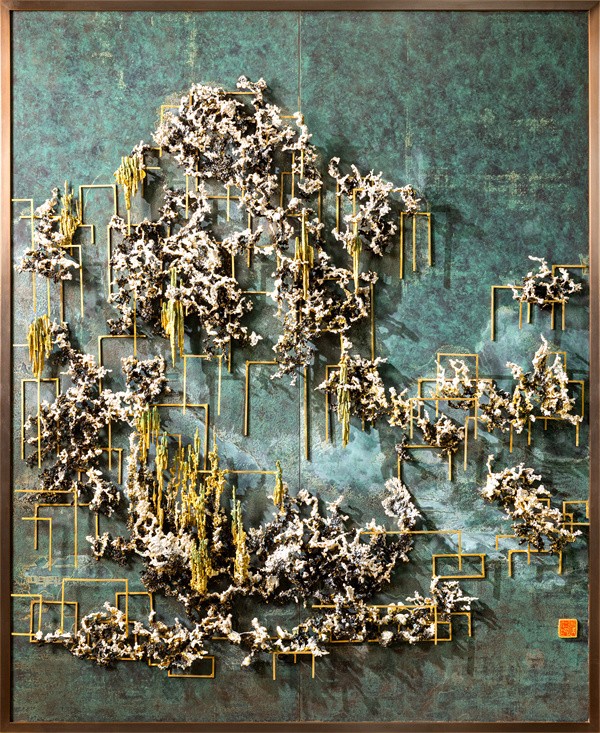 朱炳仁作品 《雪景寒林图》.jpg