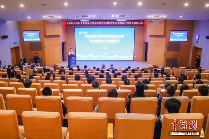 中外企业跨境合作服务对接活动在西咸新区空港新城举办。西咸新区空港新城供图2