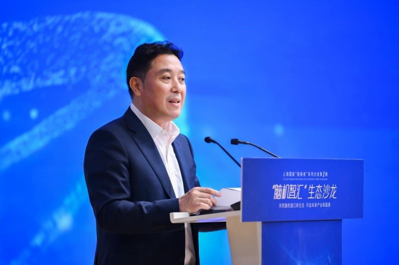 虹桥国际中央商务区管理委员会党组书记、常务副主任孔福安在活动上致辞。