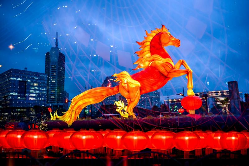 浓浓中国风传递新春暖意