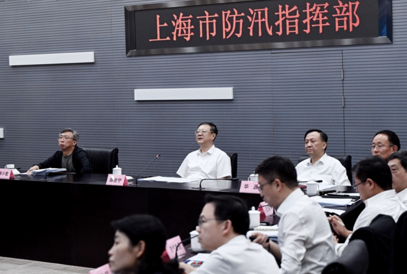 陈吉宁8月10日检查调度台风防御工作，要求进一步提升体系化应对的针对性有效性