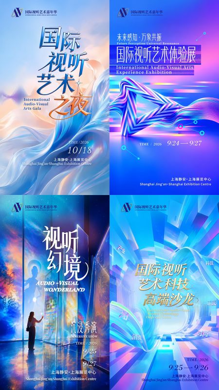 2026国际视听艺术嘉年华金秋亮相上海静安区